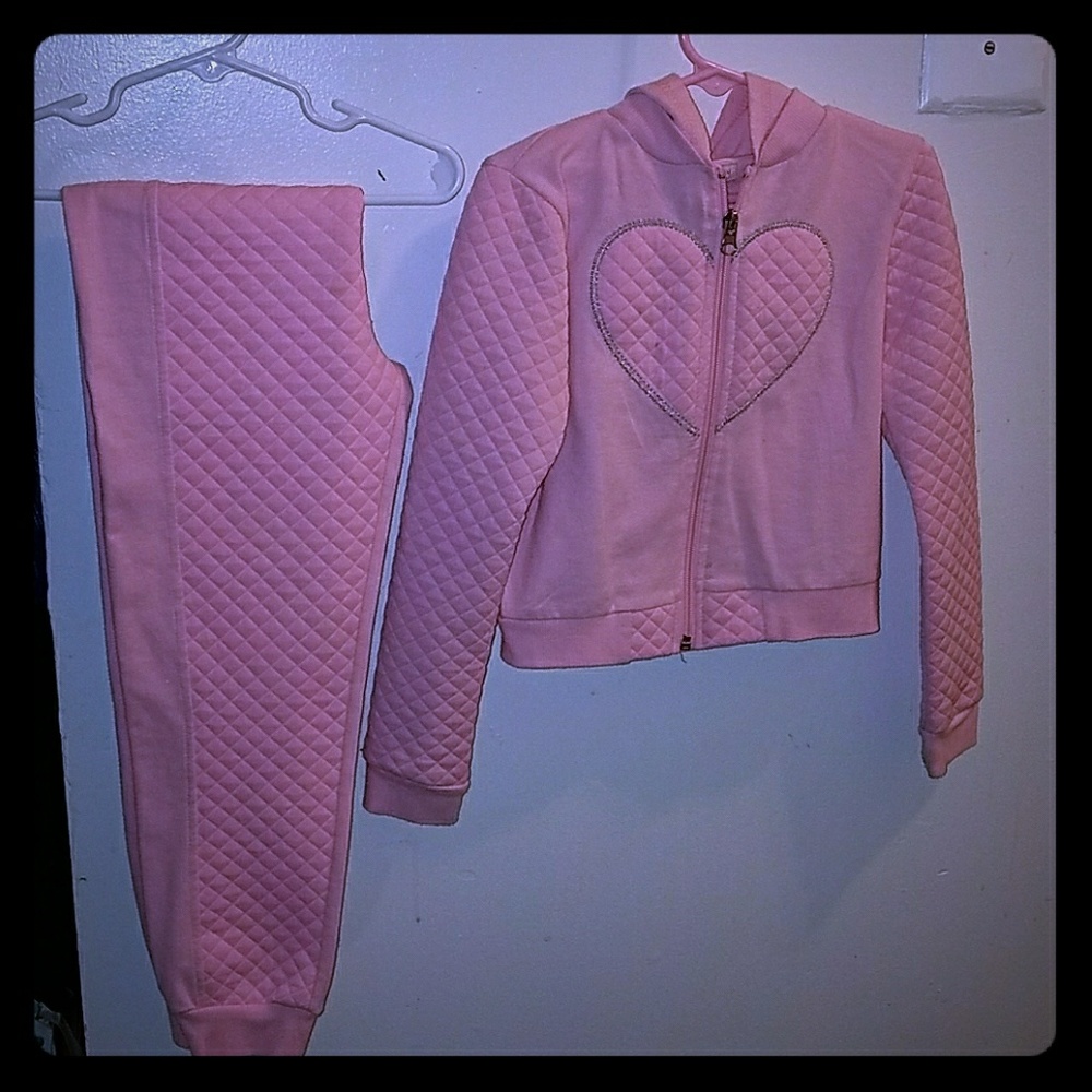 Little Girls sweat Suit